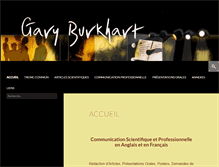Tablet Screenshot of garyburkhart.fr